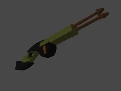 Golliath Flametrower Low-poly 3D model