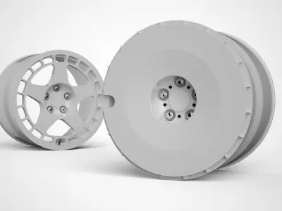 Fifteen52 turbofan and turbomac wheels pack 3D model
