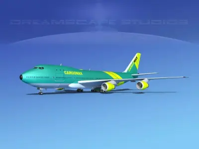 Boeing 747-100 CargoMax 3D model