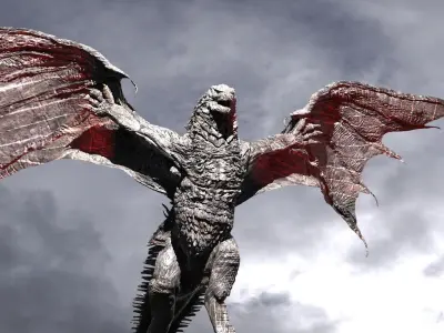 Drake God Lizard Dark Lord  3D model