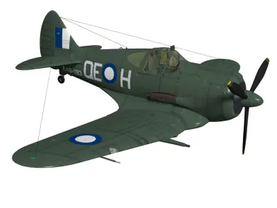 CAC CA-13 Boomerang 3D model