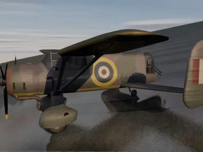 Westland P-12 Wendover 3D model