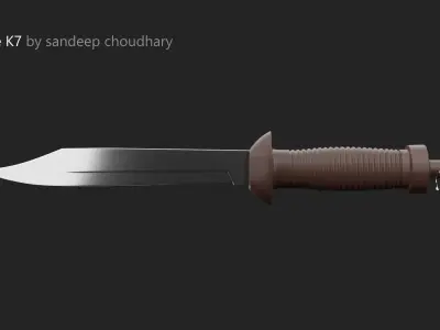 Knife K7 3D print model