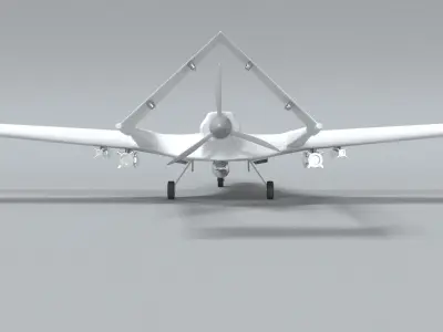 laos Game Military Drone Low-poly 3D model