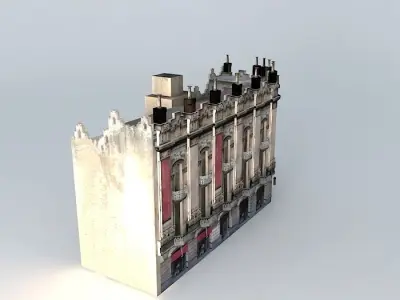 Headquarters lego building 3D model