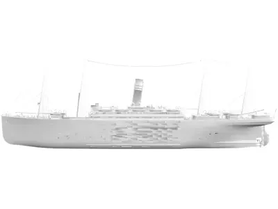 RMS Republic Low-poly 3D model