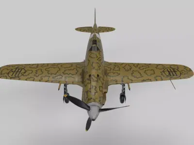 Macchi 205 3D model