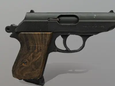 alarm gun pk 800 3D model