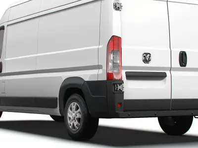 Ram ProMaster EV Cargo Van L3H2 2024 3D model