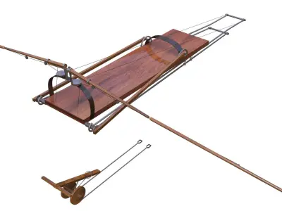 Leonardo da Vinci Flapping Aircraft 3D model