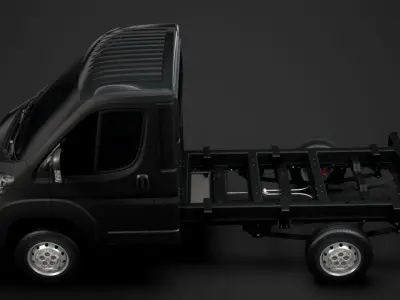 Citroen Jumper Relay Chassis Truck Single Cab 3000WB 2020 3D model