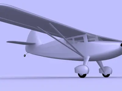 Stinson Voyager 108 3D model