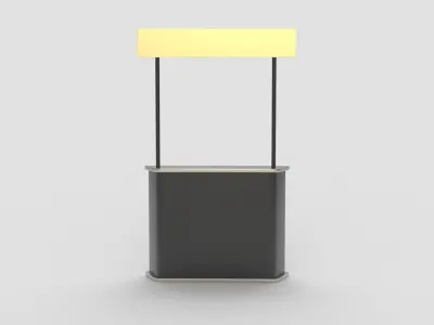 Advertising Stand 3D model
