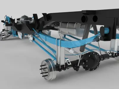 BulletProof LiftKIT 12 Inch Replica Low-poly 3D model