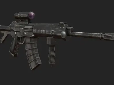 QBZ 191 Low-poly 3D model