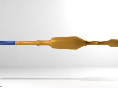 Rocket Launcher - Projectile - RPG PG 7R 3D model