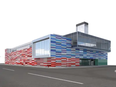 Gary Comer Youth Center 3D model