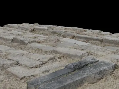 Stone Floor 3D model