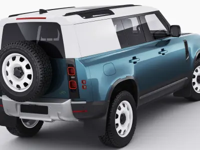 Land Rover Defender Hard Top 110 and 90 3D model
