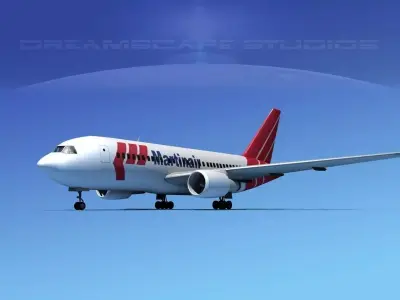 Boeing 767-200ER Martinair 3D model