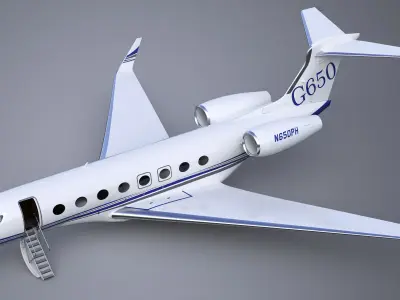 Gulfstream G650 Business Jet 3D model