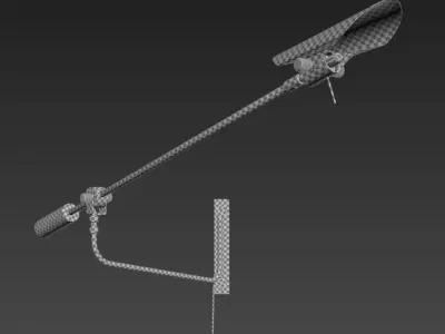 Daniel Gallo - Applique potence balancier Bird 3D model