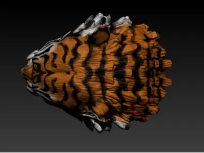 Tiger head 3D model