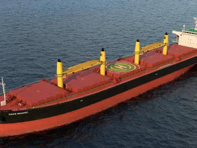 Bulk Carrier Ship Thor Madoc 3D model