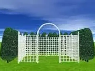 Garden fence Free 3D model