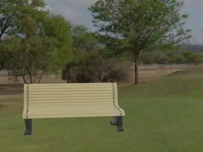 Garden chair  chair for outdoor 3D model