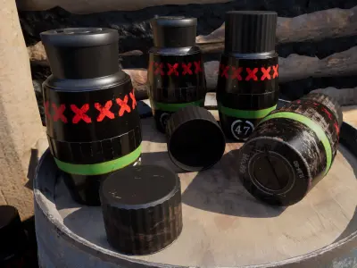 British No69 Hand Grenade 3D model