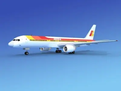 Boeing 757-200 Iberia 3D model