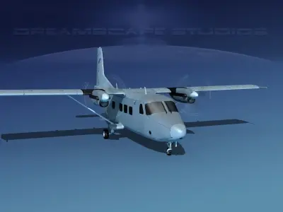 Harbin Y-12 II Bare Metal 3D model