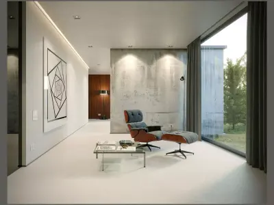 Free Cinema 4D and Corona interior scene Free 3D model