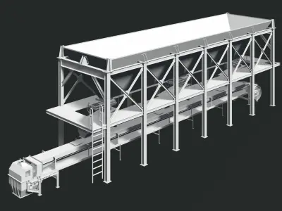 Industrial machine 24i25 3D model