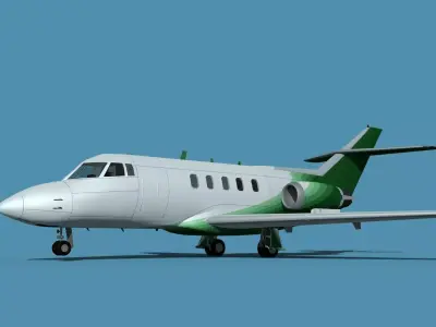 British Aerospace 125 Dominie V06 3D model