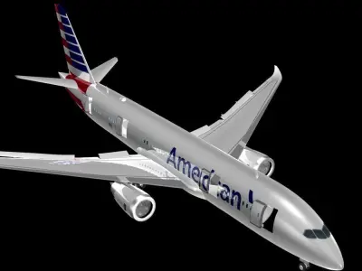 American Airlines 787 - 8 Dreamliner 3D model