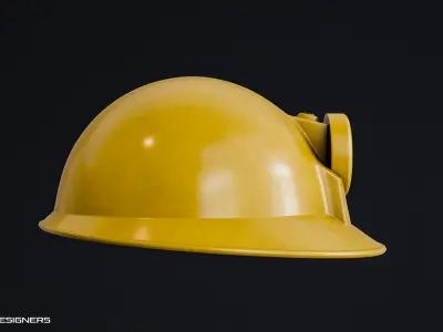 Miner Helmet 3D model