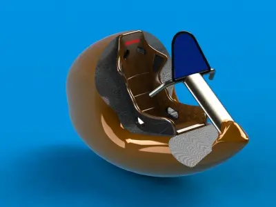 StarWars Pod Racer 01 Thumper Free 3D model