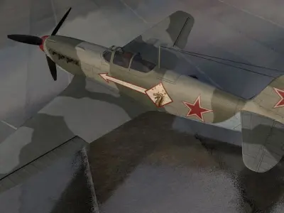 Yakovlev Yak-9D 3D model