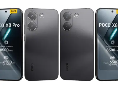 Xiaomi Poco X8 Pro All Colors 3D model