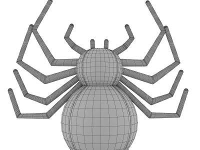 inflatable spider 3D model
