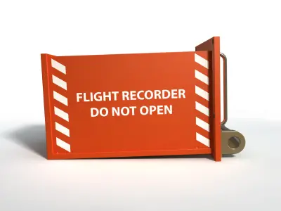 Flight Recording Box 3D model