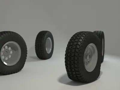 Wheel Rig 3D model