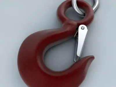 Pulley Hook 3D model