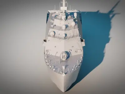 USS Freedom Ship 3D model