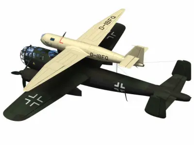 dfs228 High altitude reconnaissance aircraft 3D model