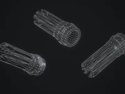 Muzzle Brake Strike Industries Venom Low-poly 3D model