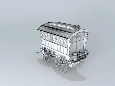 Romany Caravan LEDGE Excec Style Free 3D model