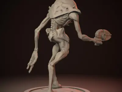 Tauran Alien Creature 3D Print Model 3D print model